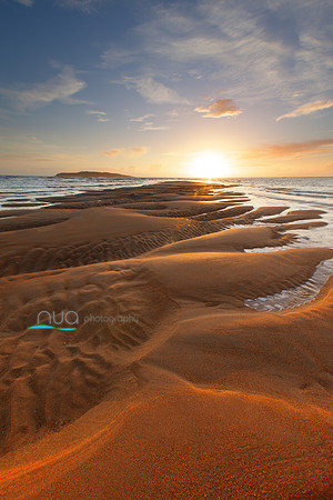 Rush South Shore sands looking out to lambay Island