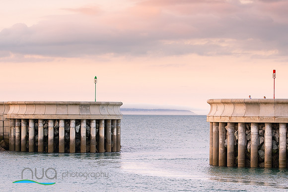 Greystones harbour walls