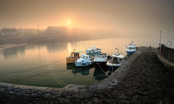 Rush Harbour as the Sea Mist Rolls in 104