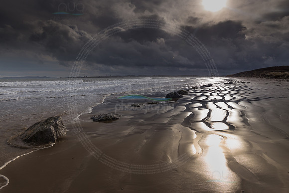 Rush South Beach Dublin Sand patterns and sunlight 75