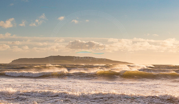 Waves and sunlight Rush beach dublin 87