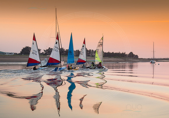 Boat Reflections on Rogerstown estuary 95