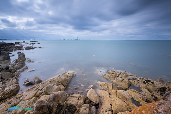 Rocks at seapoint Dublin
