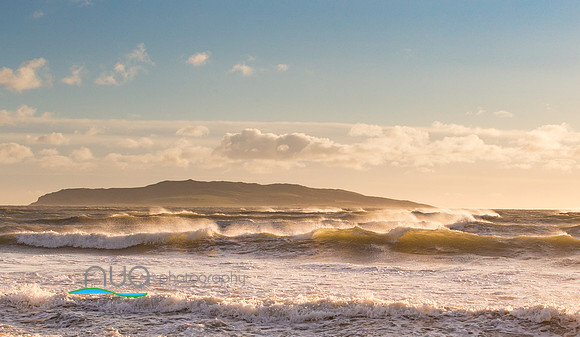 Waves and sunlight Rush beach dublin 87
