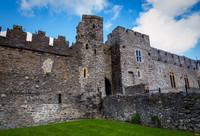 The walls of Swords Castle