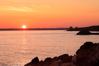 Sutton Martello Tower as the sun sets