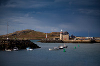 Howth harbour and irelands eye