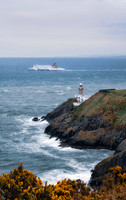 Bailey Lighthouse Howth Head and ferry