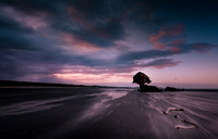 Fleeting light as the sand blows
