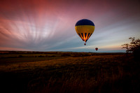 Hot Air Balloon Over Slane Meath Ireland