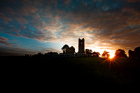 Sunset on the Hill of Slane