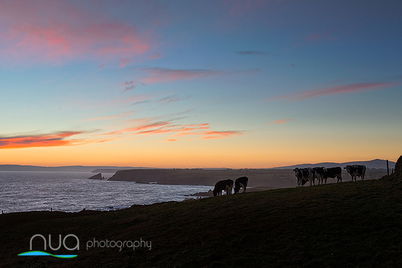 Sunset on the Copper Coast