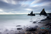 Ballyvooney Cove on the coastline of County Waterford Ireland
