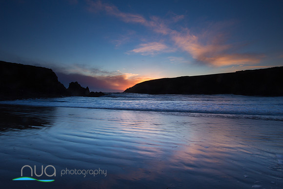 Dunbrattin Head in the geopark region of Waterford's copper coast
