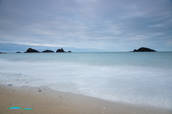 Blue seas at Kilfaressy beach