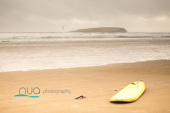 Surfboard , Keel Beach, Achill Island , Mayo_