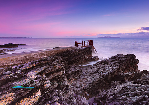 High Rock Crimson Sky