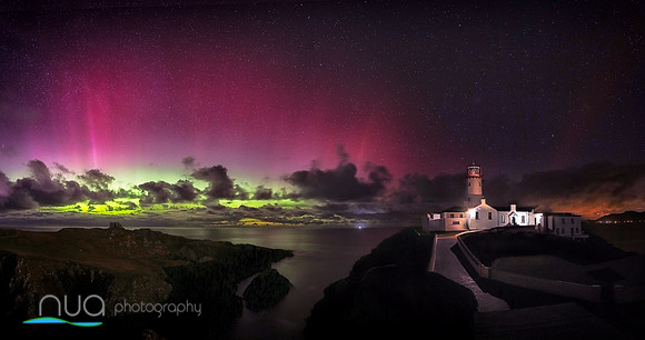 The Northern Lights at Fanad Lighthouse 8